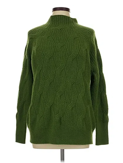 Pre-owned Amazon Essentials Turtleneck Sweater In Green