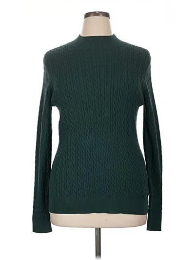 Pre-owned Amazon Essentials Turtleneck Sweater In Green