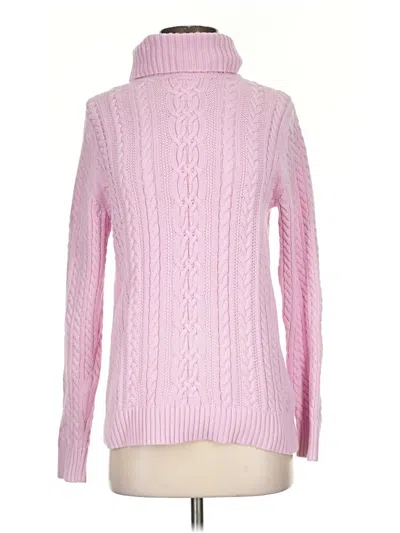 Pre-owned Amazon Essentials Turtleneck Sweater In Pink