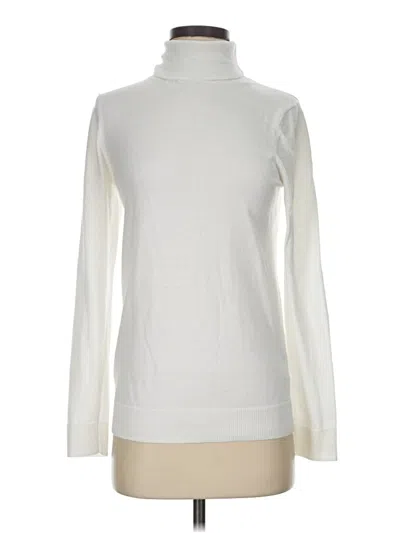 Pre-owned Amazon Essentials Turtleneck Sweater In White