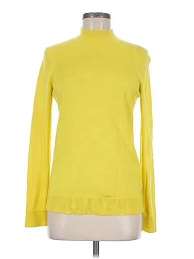 Pre-owned Amazon Essentials Turtleneck Sweater In Yellow
