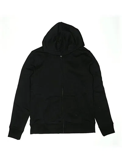 Pre-owned Amazon Essentials Kids' Zip Up Hoodie In Black