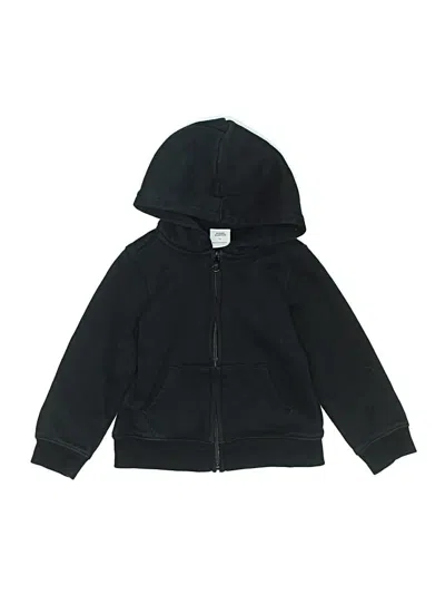 Pre-owned Amazon Essentials Kids' Zip Up Hoodie In Black