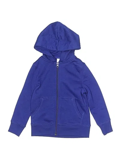 Pre-owned Amazon Essentials Kids' Zip Up Hoodie In Blue
