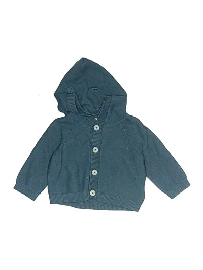 Pre-owned Amazon Essentials Babies' Zip Up Hoodie In Blue