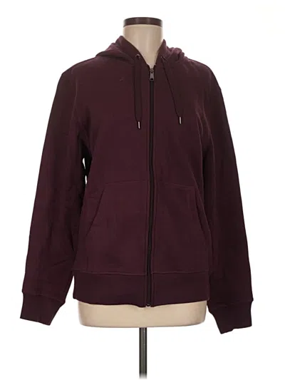 Amazon Essentials Zip Up Hoodie In Burgundy