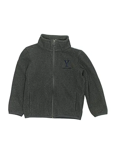 Pre-owned Amazon Essentials Kids' Zip Up Hoodie In Gray