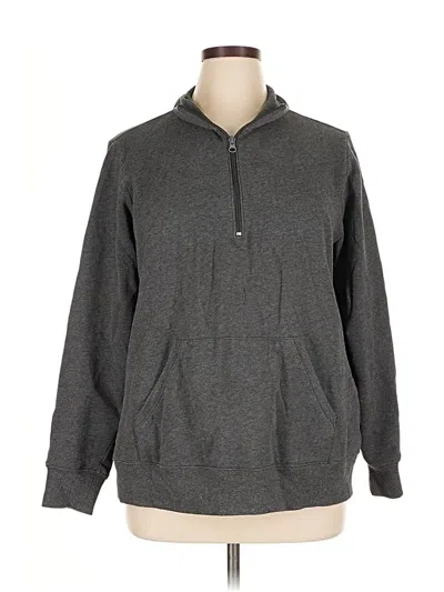 Pre-owned Amazon Essentials Zip Up Hoodie In Gray