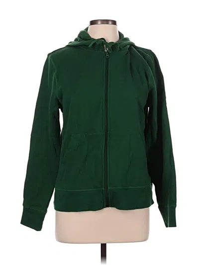 Pre-owned Amazon Essentials Zip Up Hoodie In Green