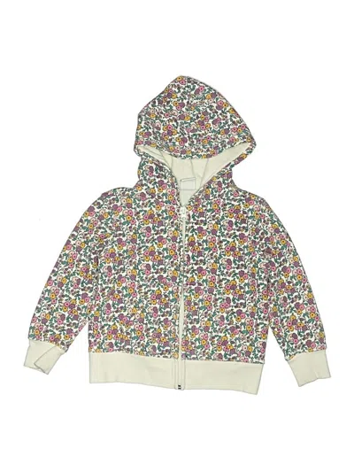 Pre-owned Amazon Essentials Kids' Zip Up Hoodie In Ivory