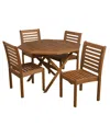 Amazonia 5pc Patio Dining Set