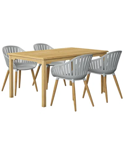Amazonia 5pc Rectangular Patio Dining Set