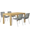Amazonia 5pc Rectangular Patio Dining Set