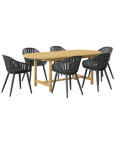 AMAZONIA AMAZONIA 7PC OVAL PATIO DINING SET