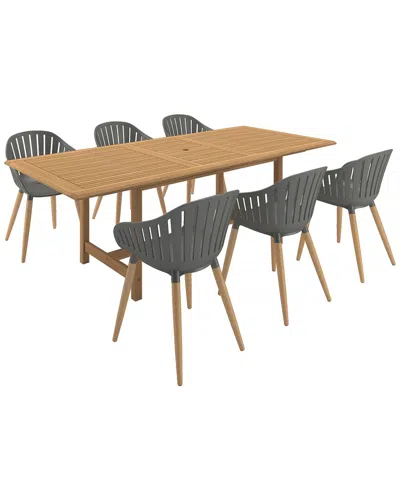 Amazonia 7pc Rectangular Patio Dining Set