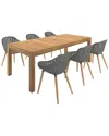 Amazonia 7pc Rectangular Patio Dining Set