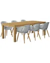 Amazonia 7pc Rectangular Patio Dining Set