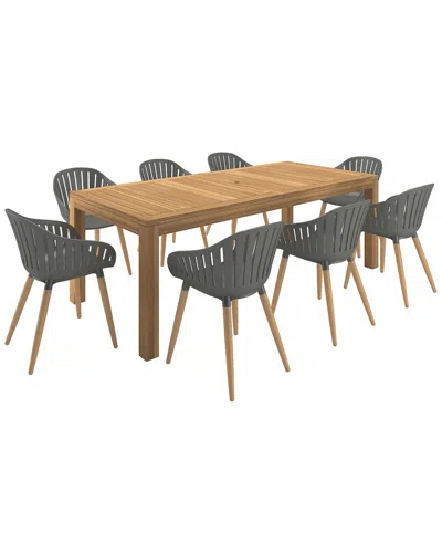 AMAZONIA AMAZONIA 9PC RECTANGULAR PATIO DINING SET