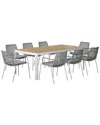Amazonia 9pc Rectangular Patio Dining Set