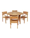 Amazonia Alex 5pc Patio Dining Set