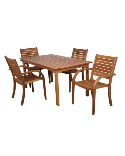 Amazonia Arizona 5pc Patio Dining Set
