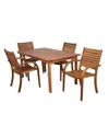 Amazonia Arizona 5pc Patio Dining Set