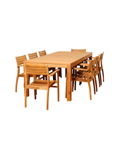 Amazonia Boyd 9pc Patio Dining Set