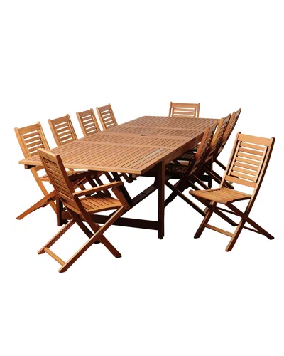 Amazonia Brandon 11pc Patio Dining Set