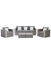 Amazonia Cebu 5pc Patio Set