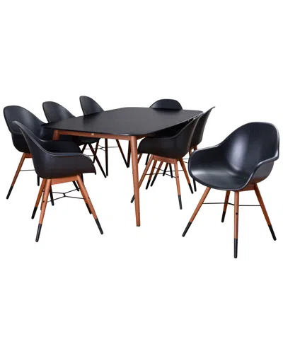 Amazonia Charlotte Deluxe 9pc Rectangular Patio Dining Set