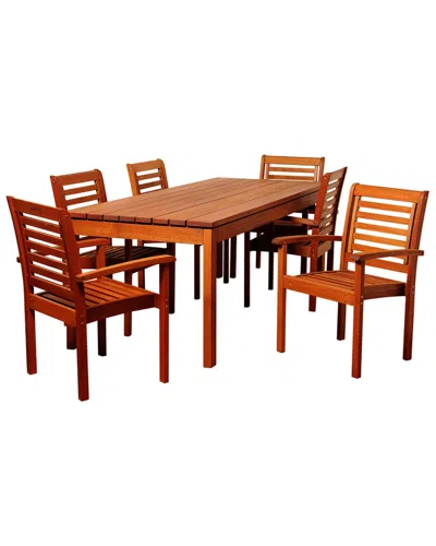 Amazonia Emerson 7pc Patio Dining Set