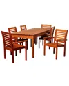 Amazonia Emerson 7pc Patio Dining Set