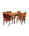 Amazonia Freeman 9pc Patio Dining Set