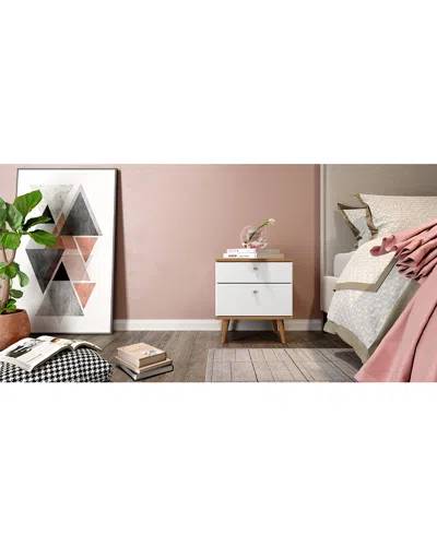 Amazonia Midtown Concept Mid-century 2 Drawer Nighstand
