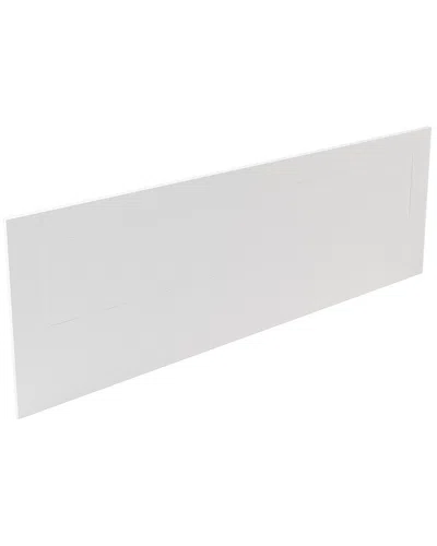 Amazonia Midtown Modern Panel Headboard In Distressed White