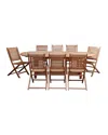 Amazonia Milano 9pc Patio Dining Set