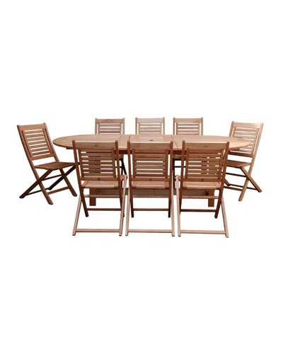 Amazonia Milano 9pc Patio Dining Set