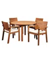 Amazonia Nelson 5pc Patio Dining Set
