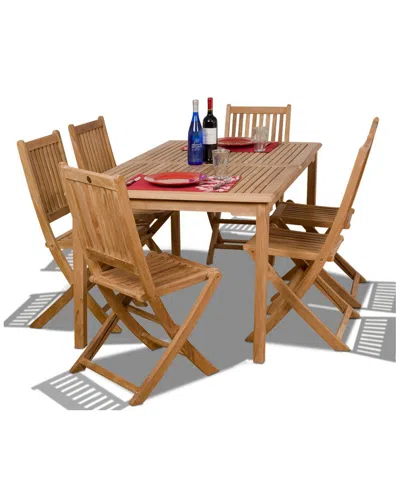 Amazonia Prague 7pc Patio Dining Set