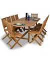 Amazonia Teak Bergen 11pc Dining Set