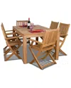 Amazonia Teak Budapest 7pc Dining Set