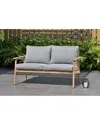 Amazonia Teak Deep Seating Patio Sofa W/ Cushions