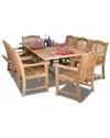 Amazonia Teak Newcastle 9pc Dining Set