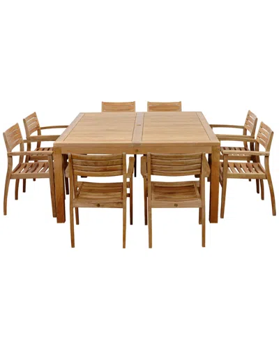 Amazonia Teak Victoria 9pc Dining Set
