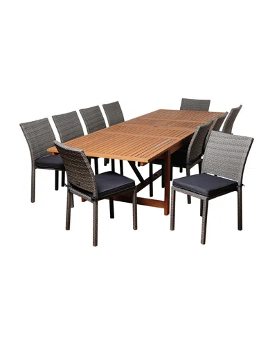 Amazonia Angelo 11pc Patio Dining Set