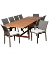 Amazonia Angelo 11pc Patio Dining Set