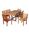 Amazonia Brooks 9pc Patio Dining Set
