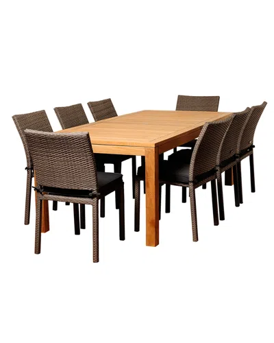 Amazonia Damian 9pc Patio Dining Set