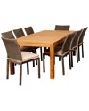 Amazonia Damian 9pc Patio Dining Set
