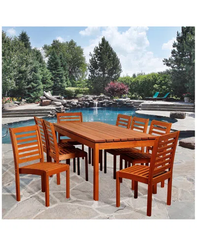Amazonia Elliot 9pc Patio Dining Set